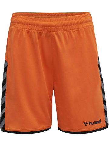 Hummel Hummel Poly Kurze Hose Hmlauthentic Multisport Kinder Leichte Design Schnelltrocknend in TANGERINE