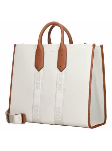 BOSS Women's Sandy - Shopper 41.5 cm in open white