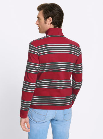WITT WEIDEN Rollkragen-Shirt in kirsche-gestreift