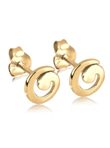 Elli Ohrringe 925 Sterling Silber Spirale in Gold