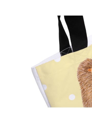 Mr. & Mrs. Panda Totebag Igel Grillen ohne Spruch in Gelb Pastell