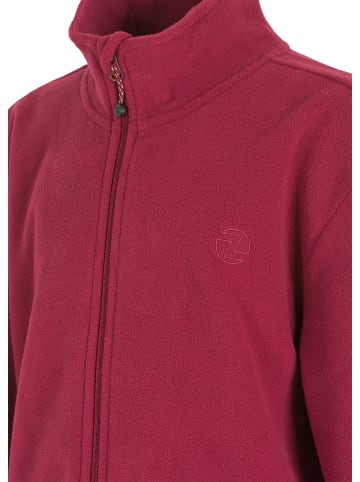 Zigzag Fleecejacke Zap in 4055 Beet Red