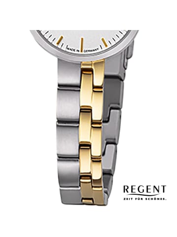 Regent Armbanduhr Regent Titan-Uhren silber, gold klein (ca. 26mm)