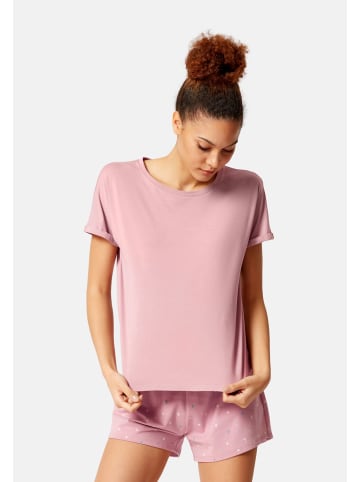 Skiny Pyjamaoberteil in rosa