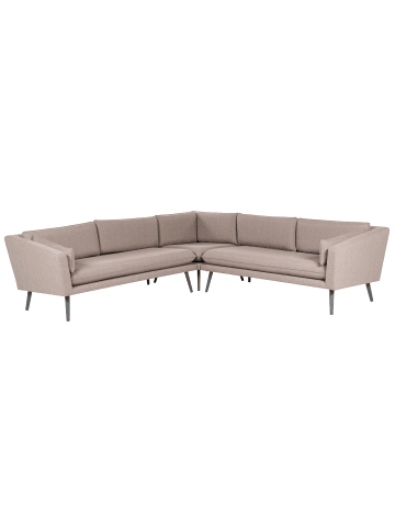 Beliani Gartensofa LORETELLO in Beige/Grau - (W) 243 x (H) 70 x (L) 243 cm