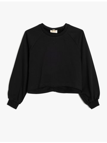 KOTON Sweatshirt in Schwarz