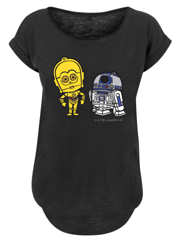 F4NT4STIC T-Shirt Star Wars Resistance Droids Chest Print in schwarz