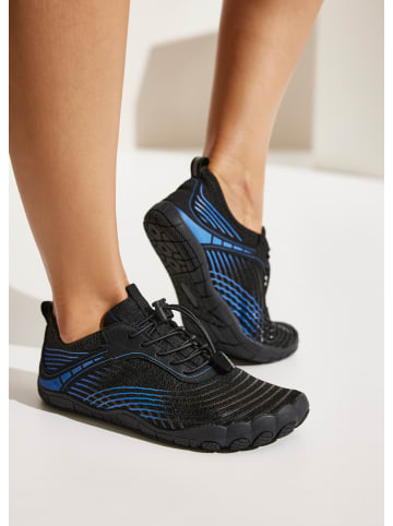 Vivance by Lascana Sneaker in schwarz / royalblau