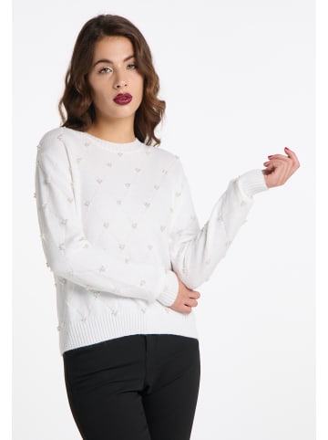 faina Strickpullover in Weiss