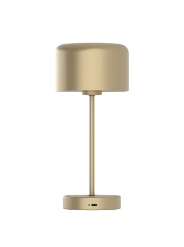 home24 Akku-Tischleuchte VEN in Champagner