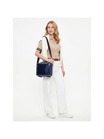 Mandarina Duck Logoduck + Metal Beautycase 28.5 cm in blue indigo