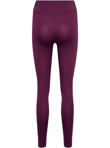 Hummel Hummel Leggings Hmlmt Yoga Damen Schnelltrocknend in GRAPE WINE