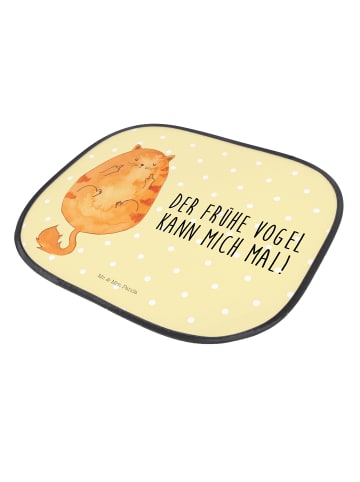 Mr. & Mrs. Panda Autoscheibensonnenschutz Katze Frühaufsteher mi... in Gelb Pastell