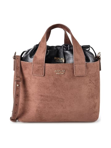 Replay Handtasche 28 cm in puce
