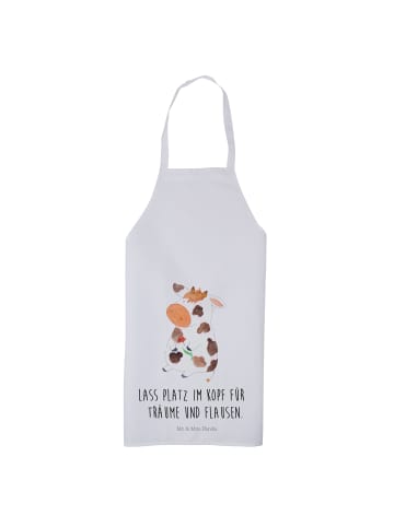Mr. & Mrs. Panda Küchenschürze Kuh mit Spruch in Weiß