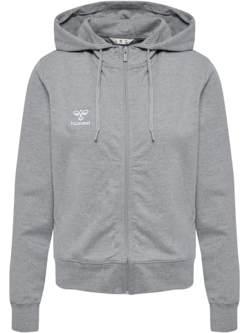 Hummel Hoodie Mit Reißverschluss Hmlgo 2.0 Zip Hoodie Woman in GREY MELANGE