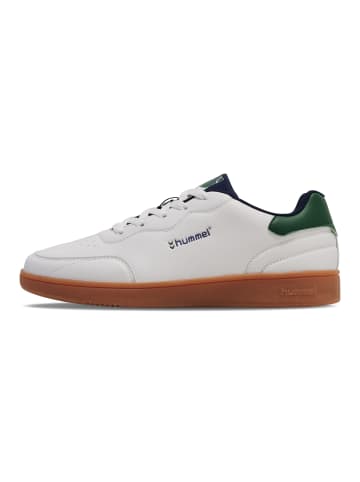 Hummel Schuhe Match Point Erwachsene in WHITE/GREEN
