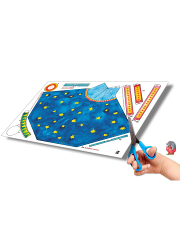 Atelier Zirkus Bastelbogen | 3d bespielbares Zirkuszelt mit Tieren, Zauberer,...