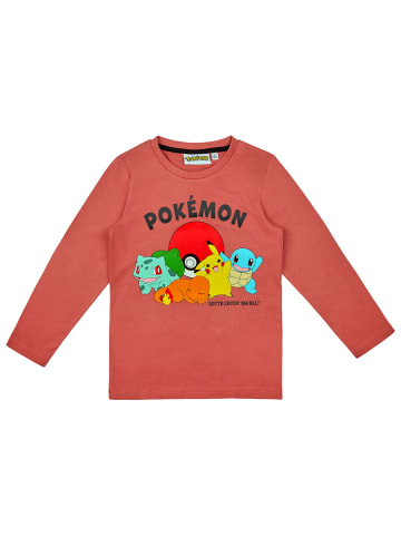 Pokémon Langarmshirt in rot