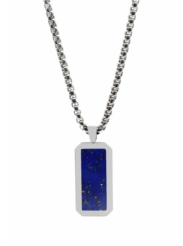 GT COLLECTION Kette mit Anhänger Rectangle in blue