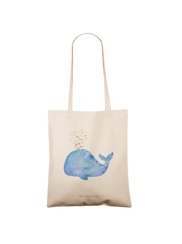 Mr. & Mrs. Panda Tote Bag Wal Konfetti ohne Spruch in Creme