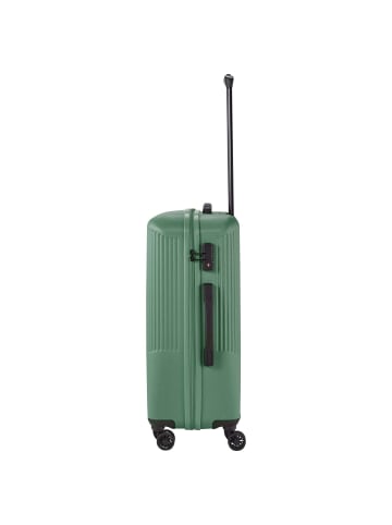 travelite Bali - 4-Rollen-Trolley M 67 cm (weiß/cognac) in grÃ¼n
