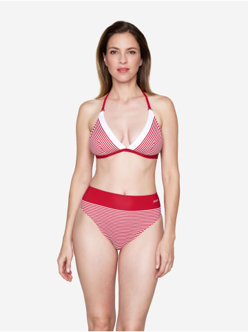 JOOP! Triangel-Bikini-Top Streifen in Gardenia AOP