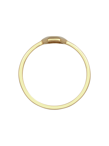 Elli Ring 375 Gelbgold Geo, Plättchen in Gold