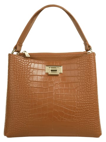 Cluty Handtasche in cognac