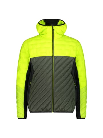 cmp Funktions-Hybridjacke MAN JACKET HYBRID FIX HOOD in Neongrün