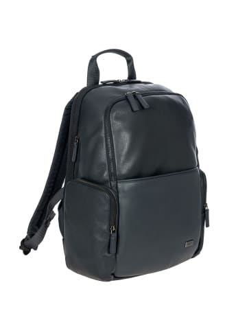 BRIC`s Torino Rucksack Leder 45 cm Laptopfach navy