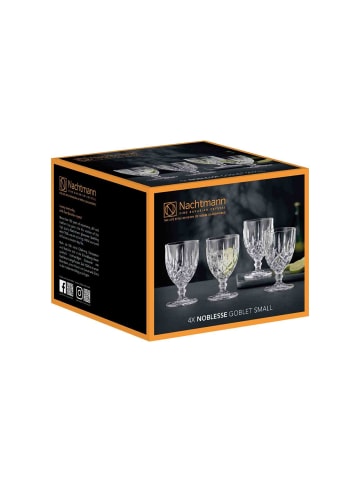 Nachtmann 4er Set Wassergläser Noblesse 230 ml transparent in transparent