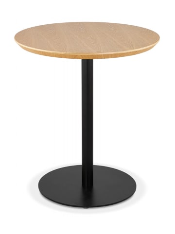 KADIMA DESIGN Runder Esstisch aus Eschenholz und Metall | Skandinavisches Design in Beige
