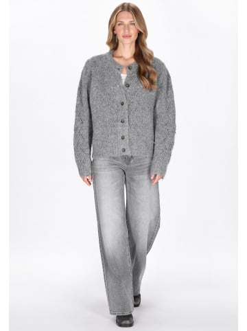DreiMaster Women Cardigan in grey melange