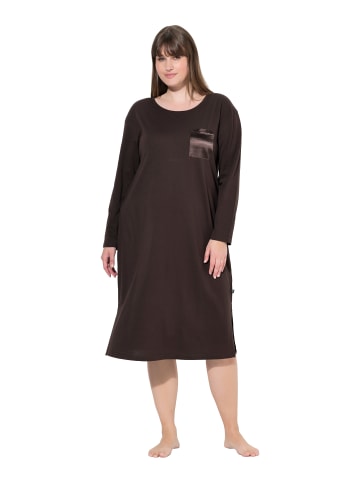 Ulla Popken Nachthemd in pinienbraun