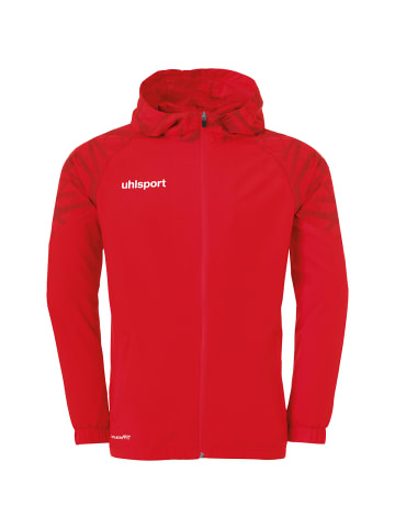 uhlsport  Kapuzenjacke GOAL 25 EVO WOVEN HOOD JACKET in rot/weiß