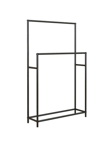 HOMCOM Handtuchhalter-66L x 20B x 110H cm-Schwarz