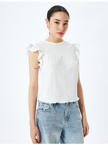 KOTON TSHIRT SS in Ekru