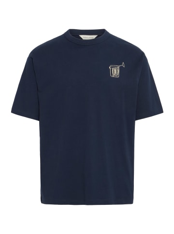 CASUAL FRIDAY Rundhalsshirt CFARCHER print in Blau