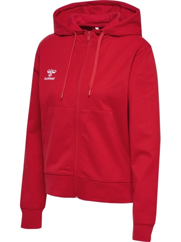 Hummel Trainingsjacke "Hmlgo 2.0 Zip Hoodie Woman" in Rot