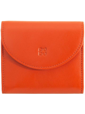 DuDu Colorful Malaga Geldbörse RFID Schutz Leder 8.5 cm in pumpkin