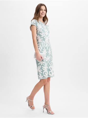 Ambiance Kleid in smaragd weiß - 0002