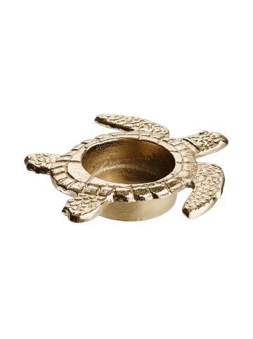 Butlers Teelichthalter Schildkröte B 10 x Tiefe 10cm GOLDEN NATURE in Gold