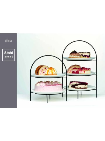 Ritzenhoff & Breker Etagère Tjäna 3-stufig schwarz in schwarz