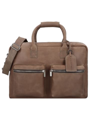 Cowboysbag The Bag Aktentasche Leder 42 cm in storm grey