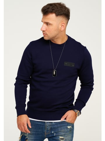 Jack & Jones Sweatshirt - POPS SWEAT CREW NECK in Navy Blazer