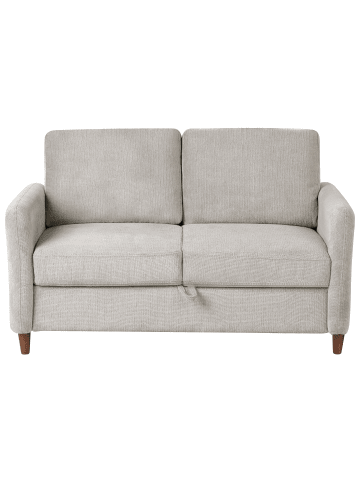 Beliani 2-Sitzer Sofa MARE in Grau/Braun - (W) 143 x (H) 88 x (L) 77 cm
