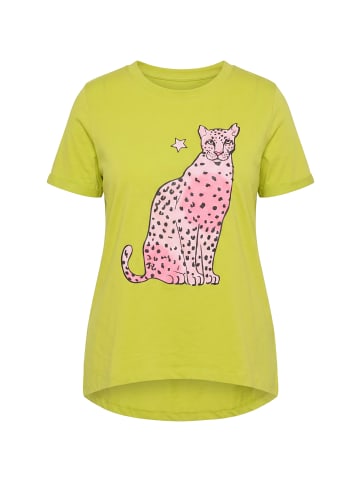 MIAMODA Shirt in grüngelb