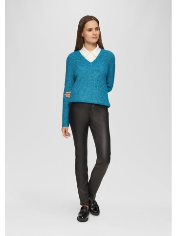 s.Oliver Strickpullover langarm in Petrol