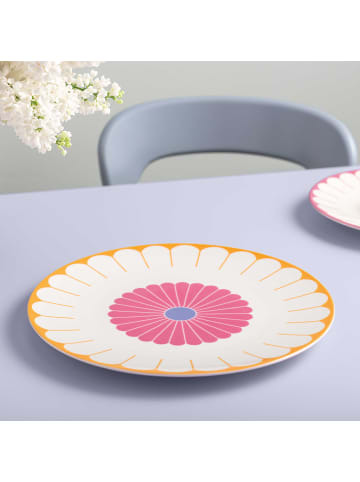 Villeroy & Boch 6er Set Servierplatten Fleur Couleur ø 31,8 cm bunt in bunt